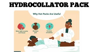 HYDROCOLLATOR PACKMOIST HEAT THERAPY [upl. by Ulu269]