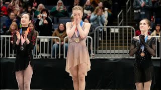 Amber Glenn becomes first LGBTQ woman to win US Womens Figure Skating Championship [upl. by Mylander122]