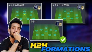 BEST FORMATIONS FOR H2H [upl. by Yeltnarb]