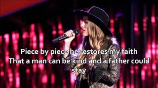 Stephanie Rice  Piece by Piece The Voice Performance  Lyrics [upl. by Gardie398]