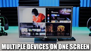 STREAMING ON 4 DEVICES ON ONE SCREEN  HOW TO ADD AN HDMI MULTIVIEWER FOR YOUR STREAMING SETUP [upl. by Florry]