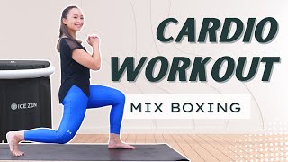 BIKIN BADAN KURUS 10 Menit Workout Cardio  Boxing  Olahraga Membakar Lemak Tubuh [upl. by Immot]