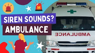 Why do AMBULANCE have different siren sounds  Unnoticed Things [upl. by Htedirem]