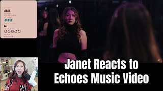 Janet Reacts to Echoes Official Music Video by Valkyrae Fuslie amp Ylona Garcia 🎵 [upl. by Shlomo]