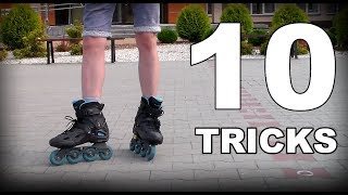 10 TRICKS THAT WILL MAKE YOU A BETTER SKATER  How to rollerblade  inline skating tricks [upl. by Lammaj]