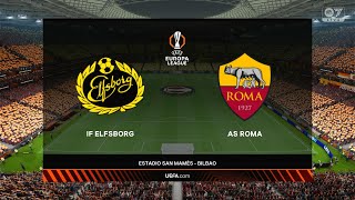 ⚽ If Elfsborg vs AS Roma ⚽  UEFA Europa League 10032024  PES 2024 [upl. by Wilkins]