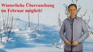 Wettervorhersage für Februar 2019 Wettermodell sieht winterliche Überraschung Mod Dominik Jung [upl. by Ttenna]