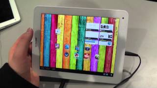 Archos 80 Titanium Hands On at CES 2013 [upl. by Wehttam]