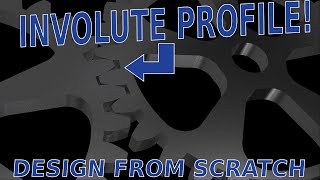 Understand and Design Involute Spur Gears From Scratch JOKO ENGINEERING [upl. by Burchett733]