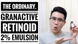 The Ordinary Granactive Retinoid 2 Emulsion  Antiaging Retinol  aarontheabc [upl. by Anaig]