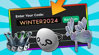 6 NEW CODES ALL 2024 Roblox Promo Codes For ROBLOX FREE Items and FREE Hats UPDATED [upl. by Aseen]