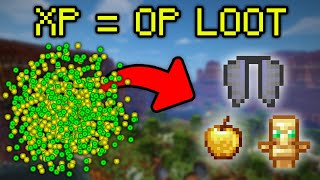 Minecraft But XP Gives You OP Loot [upl. by Orin]