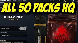 Rainbow Six Siege Operation Chimera First start up screen amp All Outbreak packs Opening [upl. by Boucher]