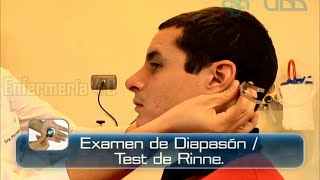 🌟EXAMEN DE DIAPASÓN  TEST DE RINNE🌟 [upl. by Phiona]