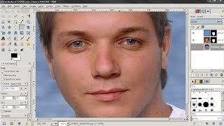 Realistic Face Swap  GIMP Tutorial [upl. by Lubin]