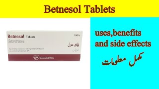 betnesol tablets uses benefits and side effects in urdu\hindi  betamethasone tablets [upl. by Althee]