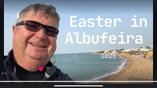 A walk through Albufeira Old Town Portugal Easter 2023 [upl. by Aminta]