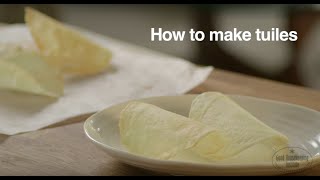 Tuile Biscuit Recipe  Good Housekeeping UK [upl. by Eiznekam]