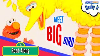 Sesame Street  MEET BIG BIRD  Kids favorite books Read Aloud  MY NAME IS BIG BIRD [upl. by Monaco]