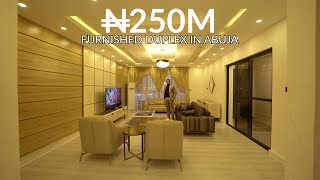 Inside A ₦250 MILLION450000 Furnished Duplex in Abuja [upl. by Weintrob]