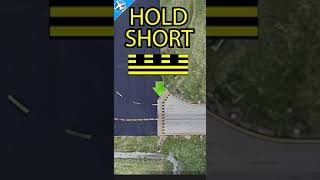 Hold Short Line  Runway Hold Position Markings [upl. by Alliuqahs]