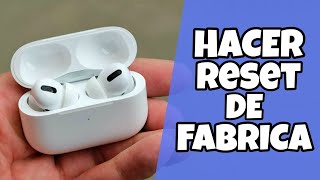 Como RESETEAR de fabrica tus AIRPODS Hard reset Factory reset  TecTips [upl. by Dori]