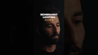 Lighting Techniques Part II Rembrandt Tutorial cinematography cinematic film filmmaking [upl. by Arahsat]