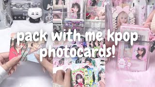 ✨🍭 packing kpop photocards 79 asmr tiktok compilation  minsbymon [upl. by Golden653]