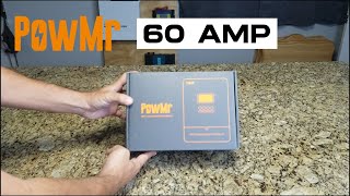 PowMr 60amp MPPT Charge Controller Unboxing Summer 2023 [upl. by Euhc68]