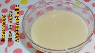 how to make condensed milk at homehindi easy homemade condensed milk Italian chef khan [upl. by Akemrehs719]