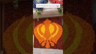 Darbar Sahib में फूलो की बरसात Guru Ramdas Ji Gurpurab Flower Decoration Golden temple Amritsar [upl. by Inanaup]