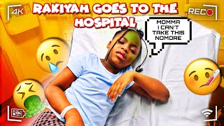 RAKIYAH HAS TO GO TO THE HOSPITAL 🏥TUNE IN TO SE WHY😭😭 [upl. by Setiram611]