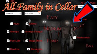 Slendrina The Cellar Slendrinas All Family in The Cellar [upl. by Eilrak661]