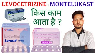 Levocetrizine hydrochloride and Montelukast tablet uses in Hindi  Wellness Gallery [upl. by Xenia]