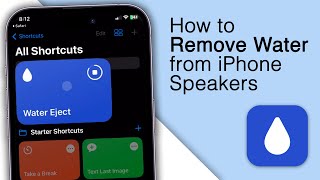 How to Remove Water from iPhone Speaker with Shortcuts App [upl. by Garaway967]