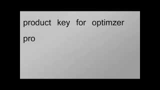 optimizer pro serial key [upl. by Eleph]