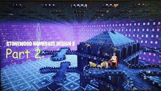 INSANE STONEWOOD HOMEBASE Design Part 2 fortnitestw [upl. by Alimrahs513]