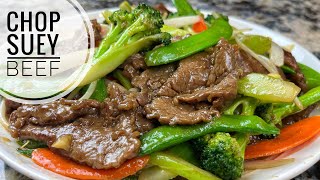 Beef Chop Suey ｜ Beef Stir Fry With Vegetables [upl. by Martino]