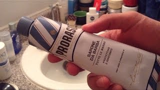 Proraso  Aloe amp Vitamin E Shaving Cream Review [upl. by Snowman]