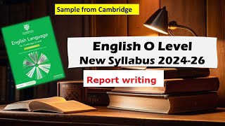 Directed WritingReport Sample from Cambridge [upl. by Relyks]