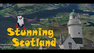 STUNNING SCOTLAND  Driving from GOUROCK to LARGS and ARDROSSAN  STORMY WEATHER Dash Cam [upl. by Atsirc162]