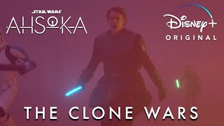 The Clone Wars Flashback  Star Wars Ahsoka Episode 5  Disney [upl. by Fagaly]