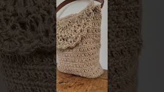 Jute Twine Crochet Handbagjute crochethandbag handmade crochet design diy jutebag style [upl. by Caton]