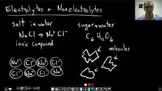 Chapter 4 Electrolytes and Nonelectrolytes  CHM 103  049 [upl. by Lantz]