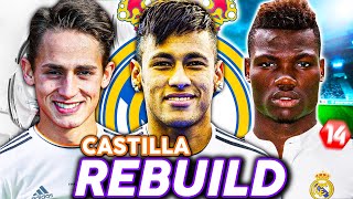 THE REAL MADRID CASTILLA YOUTH ACADEMY REBUILD FIFA 14 Career Mode RETRO REBUILD [upl. by Acenahs]