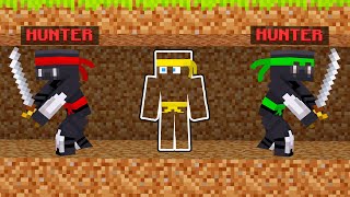 NINJA HUNTERS VS SPEEDRUNNER In Minecraft [upl. by Arraeis]