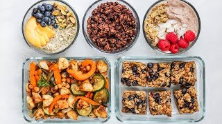 5 Make Ahead Breakfast Ideas for SchoolWork Easy Healthy amp Vegan [upl. by Entwistle959]