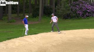 Luke Donald Bunker Golf Game [upl. by Alaunnoif]