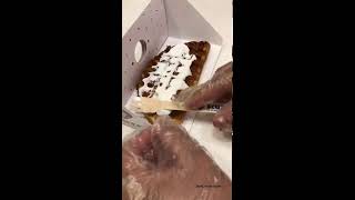 Chocolate Waffle  creamy waffle  Delhi Street Food shortvideo [upl. by Sldney]