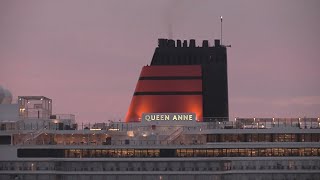 SIRENA BOREALIS amp QUEEN ANNE CRUISE SHIPS ARRIVING SOUTHAMPTON 280824 [upl. by Minnaminnie]